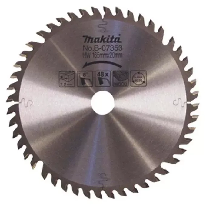 Диск пильный Makita Standart,ф165х20х1,3мм,16зуб,для дерева (D-09628) купить в Нижневартовске