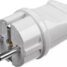 Вилка MAXElectro электрическая, 16А/220В, с заземлением, белая, STAYER 55160-W купить в Нижневартовске