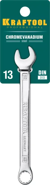 Ключи комбинированные KRAFTOOL, Cr-V, DIN 3113 27079-13 купить в Нижневартовске