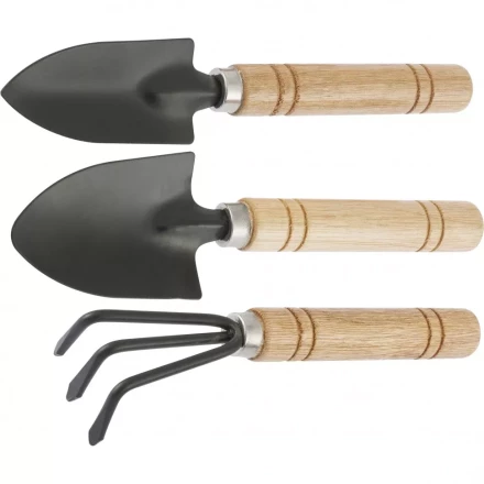 Набор по уходу за комнатными растениями деревянная рукоятка (совок широкий, совок узкий, рыхлитель) Palisad 63043 купить в Нижневартовске