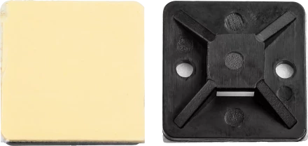 Площадки под хомут-стяжку ПХС самоклеющиеся черные нейлоновые серия МАСТЕР купить в Нижневартовске