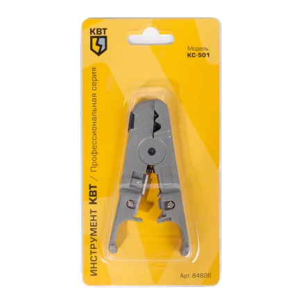 Стриппер КВТ КС-501 для снятия изоляции и оболочки с UTP кабелей (84826) купить в Нижневартовске