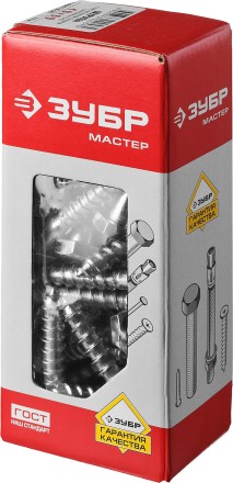 Шурупы ЗУБР &quot;МАСТЕР&quot; с шестигранной головкой, оцинкованные, 10x60мм, 40шт 4-300451-10-060 купить в Нижневартовске