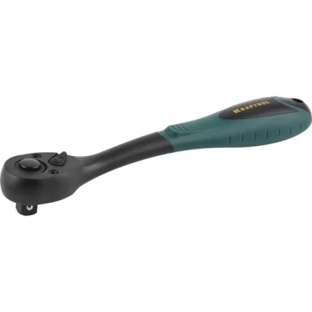 Трещотка для торцовых головок KRAFTOOL "EXPERT", Сr-V сталь, 72 зубца, пластиковое покрытие, 1/2" 27796-1/2_z02 купить в Нижневартовске