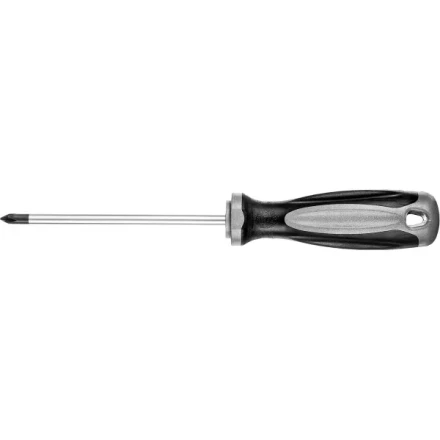 Отвертка MIRAX 25096-1-10, закаленный стержень, двухкомпонентная рукоятка, PH1x100мм 25096-1-10 купить в Нижневартовске