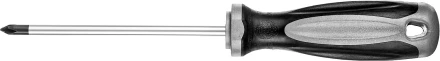 Отвертка MIRAX 25096-1-10, закаленный стержень, двухкомпонентная рукоятка, PH1x100мм 25096-1-10 купить в Нижневартовске
