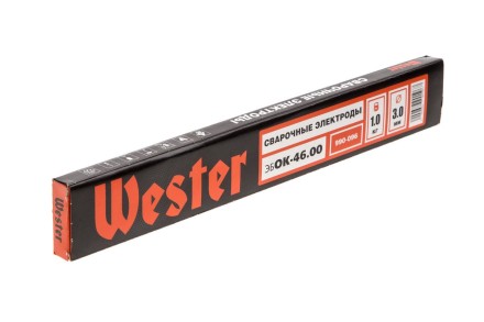 Электроды для сварки WESTER эбОК-46.00, 3.0 мм, 1 кг купить в Нижневартовске