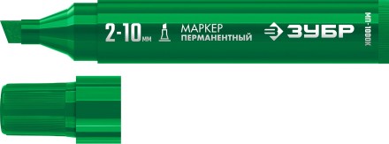 ЗУБР МП-1000К зеленый, 2-10 мм, клиновидный перманентный марке (06333-4) купить в Нижневартовске