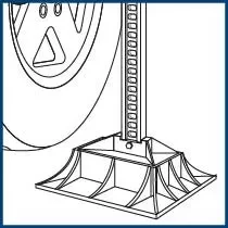 Опора для реечного домкрата на грунте Off-Road Base STELS 50539 купить в Нижневартовске