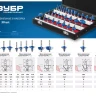 ЗУБР 30 шт, набор профильных фрез по дереву, Профессионал (28796-H30) купить в Нижневартовске