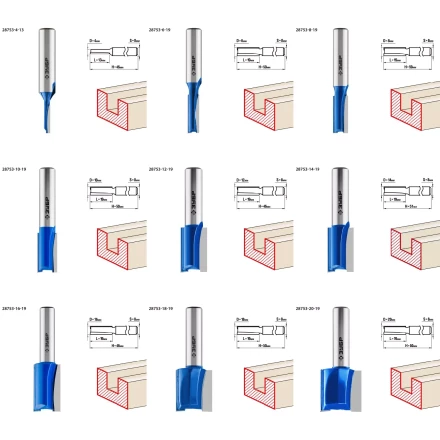 ЗУБР 30 шт, набор профильных фрез по дереву, Профессионал (28796-H30) купить в Нижневартовске
