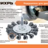 Щётка для дрели Вихрь плоская, крученая, 75 мм 73/1/3/47 купить в Нижневартовске