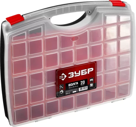 Органайзер "ВОЛГА-20" со съемными лотками, ЗУБР 38034-20 купить в Нижневартовске