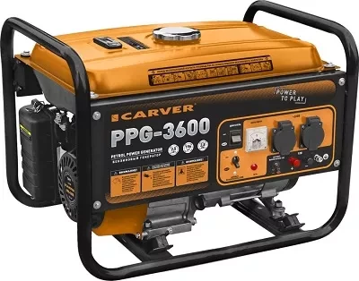 Генератор бензиновый CARVER PPG- 3600 LT-168F-1 купить в Нижневартовске