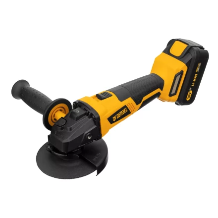 Машина углошлифовальная аккумуляторная бесщет. Denzel BLG-IB-18-125-4 27005, Li-ion, 18 В купить в Нижневартовске