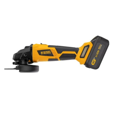 Машина углошлифовальная аккумуляторная бесщет. Denzel BLG-IB-18-125-4 27005, Li-ion, 18 В купить в Нижневартовске