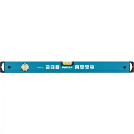 Уровень алюминиевый 800 мм магнит 2 глазка Magnetisch Gross 33712 купить в Нижневартовске