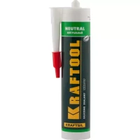 Герметик силиконовый KRAFTOOL белый, нейтральный, 300мл 41257-0