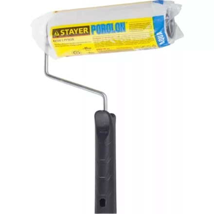 Валик "ПОРОЛОН" малярный в сборе, бюгель 6мм, 44x180мм, STAYER Master 0360-18_z01 купить в Нижневартовске