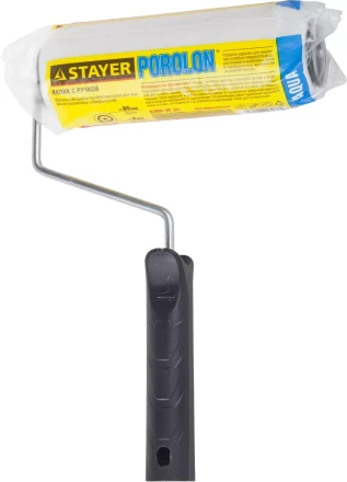 Валик "ПОРОЛОН" малярный в сборе, бюгель 6мм, 44x180мм, STAYER Master 0360-18_z01 купить в Нижневартовске