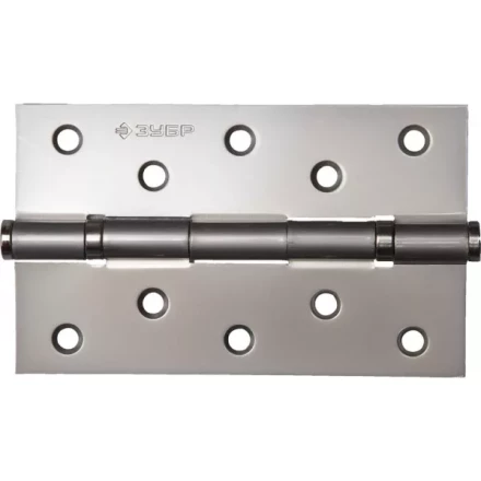 Петля универсальная ЗУБР "ЭКСПЕРТ", 2 подшипника, цвет мат. никель (PN), с крепежом, 125х75х2,5мм, 2 шт 37601-125-4 купить в Нижневартовске