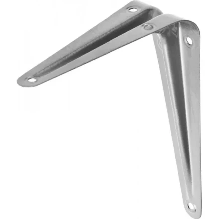 Уголок-кронштейн STAYER "MASTER", 125х100мм, серый 37401-2 купить в Нижневартовске