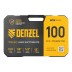 Набор инструментов Denzel 15803, 1/2&quot;, 1/4&quot;, CrV, S2, пластиковый кейс, 100 предметов купить в Нижневартовске