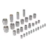Набор инструментов Denzel 15803, 1/2", 1/4", CrV, S2, пластиковый кейс, 100 предметов купить в Нижневартовске