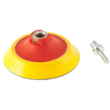 Насадка для дрели и УШМ с липучкой 150 мм мягкая MATRIX артикул 76213 купить в Нижневартовске