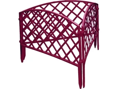 Забор декоративный "Плетенка", 24 х 320 см, терракот  Россия 65026 купить в Нижневартовске