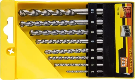 Набор STAYER Сверла "STANDARD" по бетону, 3, 4, 5, 6, 6, 8, 8,10мм, 8шт 2912-H8_z01 купить в Нижневартовске