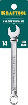 Ключи комбинированные KRAFTOOL, Cr-V, DIN 3113 27079-14 купить в Нижневартовске