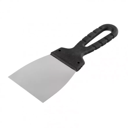 Шпательная лопатка из нержавеющей стали 80 мм пластмассовая ручка Россия 85134 купить в Нижневартовске