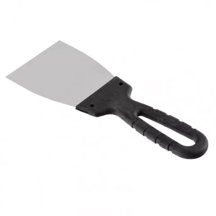 Шпательная лопатка из нержавеющей стали 80 мм пластмассовая ручка Россия 85134 купить в Нижневартовске