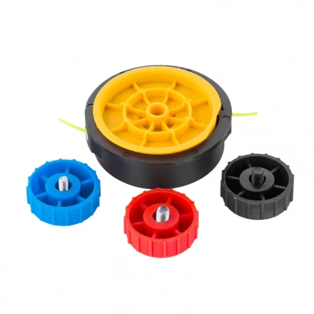 Катушка триммерная полуавтомат шестигранник HEX х 15/6, болт М6 правый, М8 правый, М8 левый Denzel 96365 купить в Нижневартовске