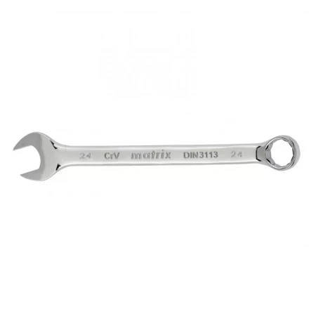 Ключ комбинированный Matrix 24 мм полированный хром 15169 купить в Нижневартовске