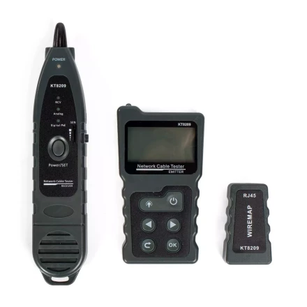 LAN-тестер КВТ KT 8209 для витой пары с поддержкой PoE (86208) купить в Нижневартовске