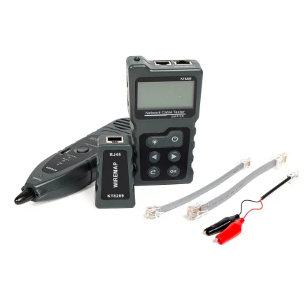 LAN-тестер КВТ KT 8209 для витой пары с поддержкой PoE (86208) купить в Нижневартовске