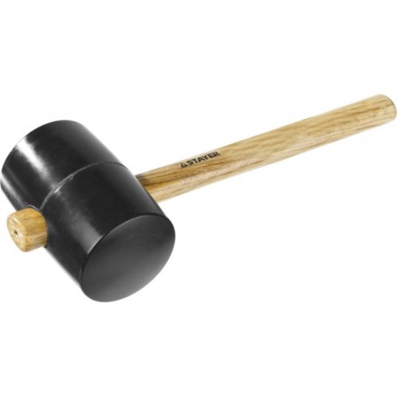 Киянка STAYER резиновая черная с деревянной ручкой, 1130г 20505-100 купить в Нижневартовске
