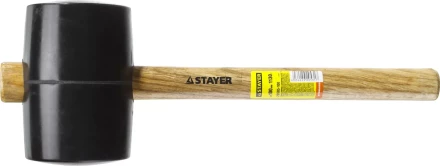 Киянка STAYER резиновая черная с деревянной ручкой, 1130г 20505-100 купить в Нижневартовске