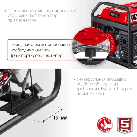 ЗУБР 2800 Вт, бензиновый генератор с электростартером (СБ-2800Е) купить в Нижневартовске