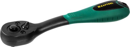 Трещотка для торцовых головок KRAFTOOL &quot;EXPERT&quot;, Сr-V сталь, 72 зубца, пластиковое покрытие, 1/4&quot; 27796-1/4_z02 купить в Нижневартовске