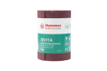 Лента шлифовальная в рулоне HAMMER Flex  216-002 купить в Нижневартовске