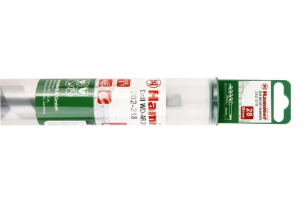 Сверло по дереву HAMMER Ф28х460мм (DR WD AR 28мм*460/370мм) купить в Нижневартовске