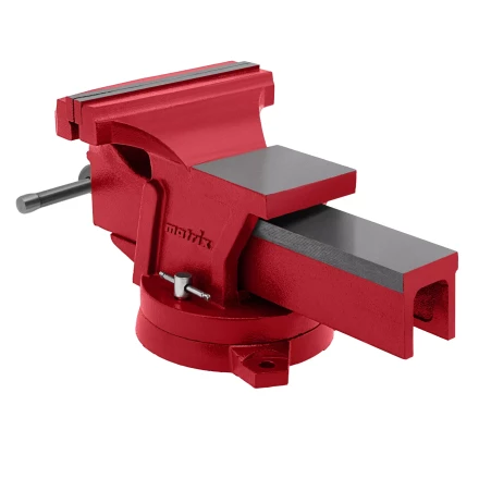 Тиски слесарные 200 мм поворотные с наковальней Matrix купить в Нижневартовске