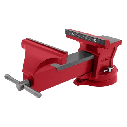 Тиски слесарные 200 мм поворотные с наковальней Matrix купить в Нижневартовске