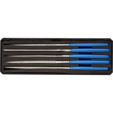 Набор ЗУБР "ЭКСПЕРТ" Надфили с алмазным напылением в пластиковом боксе, P 140, 160х80мм, 5 предметов 33388-160-H5 купить в Нижневартовске