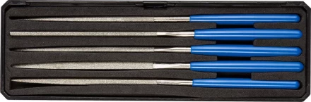 Набор ЗУБР "ЭКСПЕРТ" Надфили с алмазным напылением в пластиковом боксе, P 140, 160х80мм, 5 предметов 33388-160-H5 купить в Нижневартовске