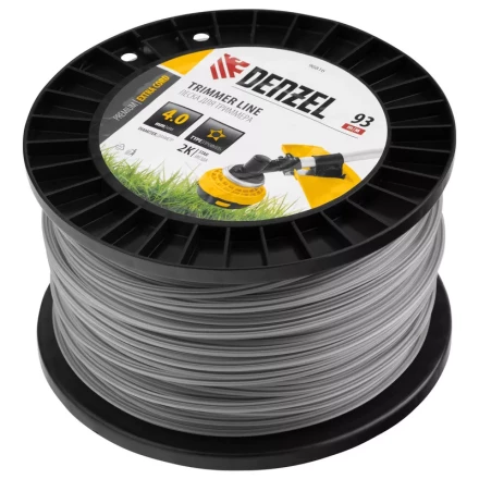 Леска для триммера двухкомпонентная звезда, 4,0мм х 93м, на DIN катушке EXTRA CORD// Denzel 96816 купить в Нижневартовске