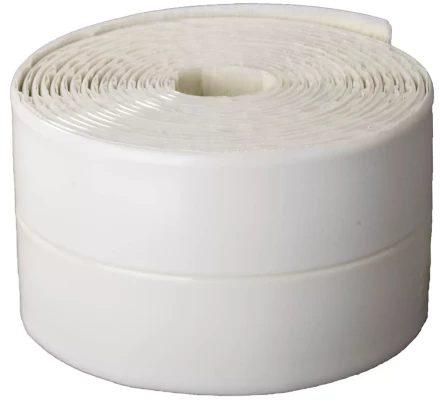 Лента бордюрная для ванн и раковин, STAYER Profi 12341-30-30, самоклеящаяся, профиль L, цвет белый, 30 х 30мм х 3,35м 12341-30-30 купить в Нижневартовске